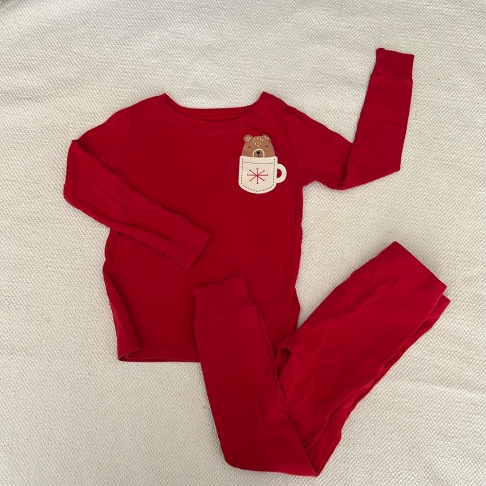 Old Navy Boys Girls Bear 🐻 Pajamas Set